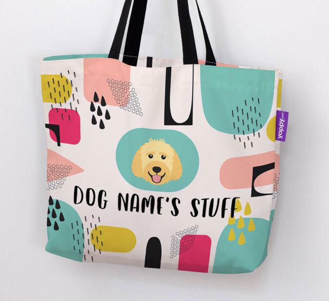 Personalised {dogsName} 'Stuff' Canvas Bag